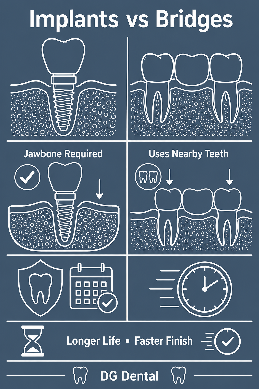 Infographic_Dental Implants vs. Bridges Which Restoration Is Best for Your Smile
